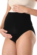 Kadın Beyaz Dikişsiz Soft Hamile Slip Külodu Slip