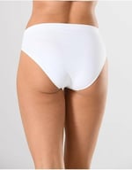 Kadın Beyaz Geniş Kenarlı Slip Külot (Beyaz/L/XL)