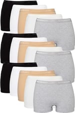 Kadın Boxer, 15'li Paket, Karışık Renk, XL Beden