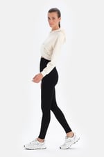 KADIN ÇAPRAZ DETAYLI MODAL SWEATSHIRT
