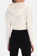 KADIN ÇAPRAZ DETAYLI MODAL SWEATSHIRT