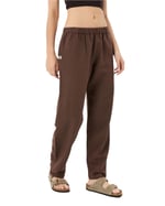 Kadın Easy West Pantolon - Bilek Boy, Paça Pens Detaylı, Keten Karışımı Kumaş, Günlük ve Hafif Spor Pilates/Yoga Kullanım İçin Rahat Pantolon - Bedenler: XS, S, M, L, XL