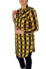 Kadın Ekose Kareli Tunik BGL-ST02956