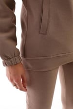 Kadın Eşofman Takımı Pamuklu Dik Yaka Slim Fit