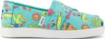 Kadın Espadril 10022103 Toms Alpargata Classic Glow in the Dark Miami Alligators Aqua