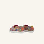 Kadın Espadril 10022120 Toms ALPARGATA Fuchsia Birds of Paradise Print