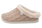 Kadın Ev Terliği B3 W64 UZ Fly Flot CLOTH WOMAN SLIPPER 6009-Beige