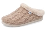 Kadın Ev Terliği B3 W64 UZ Fly Flot CLOTH WOMAN SLIPPER 6009-Beige