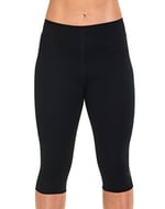 Kadın Hot Neopren Spor Pantolonu Kapri Pantolon Bel Antrenman Şekillendirici Terleme Pantolonu Panty