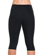 Kadın Hot Neopren Spor Pantolonu Kapri Pantolon Bel Antrenman Şekillendirici Terleme Pantolonu Panty