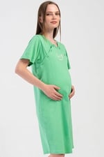 Kadın Kısa Kol Lohusa Yeşil Tunik C5T3N1O804 - Bedenler: XX-Large, XL