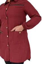 Kadın Kışlık Cepli Tunik BGL-ST02343
