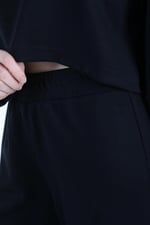 Kadın Modal Kumaş Crop Ikili Basic Takım