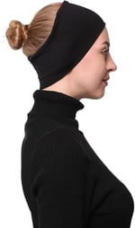 Kadın Penye Dikişsiz Tesettür Bandana Bone Spor Saç Bandı