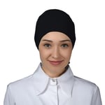 Kadın Pratik Dikişsiz Bağcıklı Kaymayan Tesettür Penye Bone