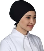 Kadın Pratik Dikişsiz Bağcıklı Kaymayan Tesettür Penye Bone