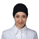 Kadın Pratik Dikişsiz Bağcıklı Kaymayan Tesettür Penye Bone