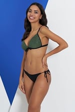 Kadın Push-Up Üçgen Yeşil Bikini 2C3T0N5-2