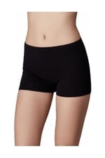 Kadın Siyah 2'li Paket Siyah Bambu Boxer Külot