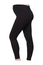 Kadın Siyah Hamile Lohusa Taytı Pamuklu Mb3041 (Siyah/XL)