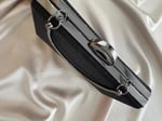 Kadın Siyah Simli Abiye, Clutch Gece Çantası