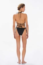 Kadın Siyah Üçgen Bikini C6T2N7O3