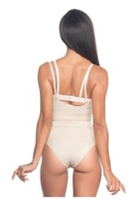 Kadın Ten Rengi Toparlayıcı Göğsü Açık Body Slip Korse