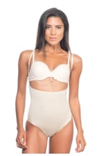 Kadın Ten Rengi Toparlayıcı Göğsü Açık Body Slip Korse