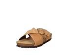 Kadın Terlik 17B3 Frau VELOUR-S SUEDE CROSSOVER-STRAP SLIDERS