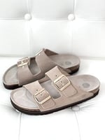 Kadın Terlik G104350 Genuins HAWAII Velour Sand