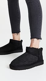 Kadın Ultra Mini Bot 1116109 UGG W CLASSIC ULTRA MINI BLACK (SIYAH)
