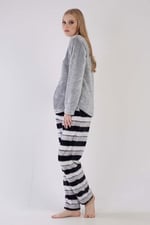 Kadın Uzun Kol Normal Beden Pijama Takım