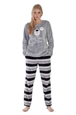 Kadın Uzun Kol Normal Beden Pijama Takım