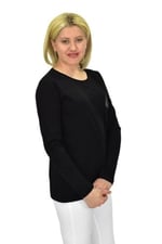 Kadın Uzun Kol Penye Tişört BGL-ST03689