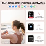 Kadınlar için Akıllı Saat - Aramaları ve AI Sesini Yap/Cevapla,Kalp Hızı SpO2 Uyku Monitörü ile 1.8 inç HD Fitness İzle,IP68 su geçirmez,100+ Spor Modları Etkinlik İzleyiciler,Android iPhone için Adım