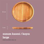 Kaf Sunum Kasesi Kayın - S