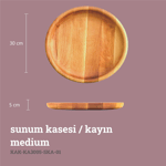 Kaf Sunum Kasesi Kayın - S