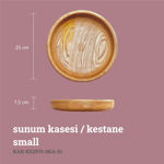 Kaf Sunum Kasesi Kestane - S