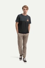 KAFT Unisex Regular Fit Tasarım T-Shirt Burning Tire