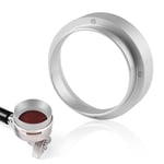 Kahve dozaj halkası 51 mm, manyetik dozaj hunisi, alüminyum espresso hunisi, dolum hunisi için kahve dozaj halkası, demleme kabı, süzgeç aksesuarı, kahve tozu tam dolum