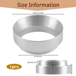 Kahve dozaj halkası 51 mm, manyetik dozaj hunisi, alüminyum espresso hunisi, dolum hunisi için kahve dozaj halkası, demleme kabı, süzgeç aksesuarı, kahve tozu tam dolum