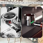 Kahve dozaj halkası, manyetik 51 mm kahve kutusu, evrensel kahve makinesi yedek aksesuarı