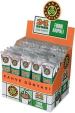 Kahve Dünyası 2'Si 1 Arada Fındık Aromalı Hazır Kahve 40'lı Paket (12 Gr x 40 Adet)