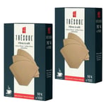Kahve Filtresi 4 Numara (Büyük Boy) Naturel Kağıt 2X100 200'lü Paket