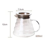 Kahve Sürahisi Borosilikat Cam Coffee Server 600 ml