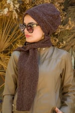 Kahve Tesettür Bere - 30203