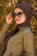 Kahve Tesettür Bere - 30203