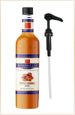 Kahve Ve Kokteyl Şurubu Toffee Karamel Aromalı 700 ml Pompa Hediyeli