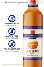 Kahve Ve Kokteyl Şurubu Tuzlu Karamel Aromalı 700 ml Pompa