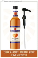 Kahve Ve Kokteyl Şurubu Tuzlu Karamel Aromalı 700 ml Pompa
